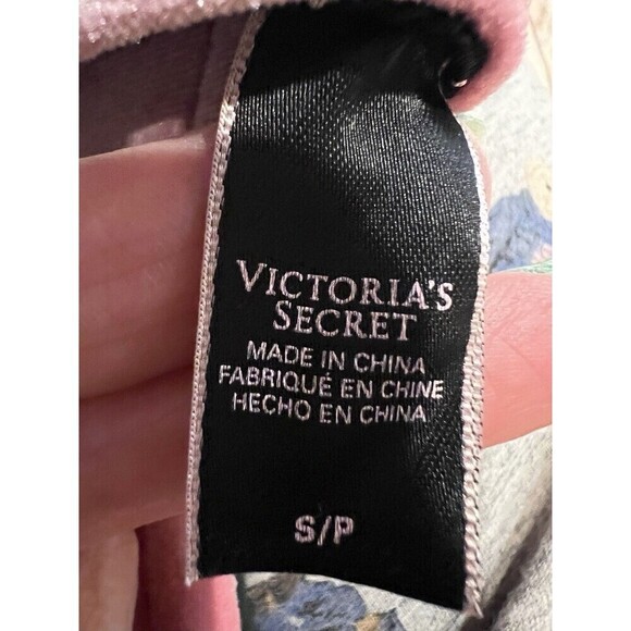 Victoria’s Secret Pink Velvet Rhinestone Slides Embellished Small 5/6 - Picture 5 of 8